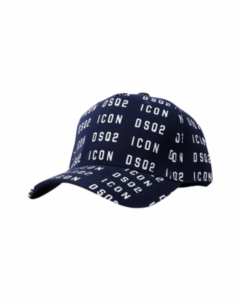 A navy blue Cap.